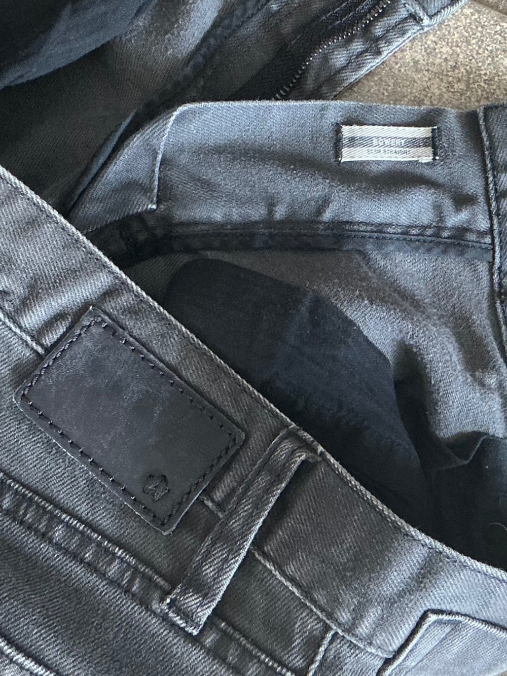 John Varvatos Black Denim Jeans - Picture 5 of 6